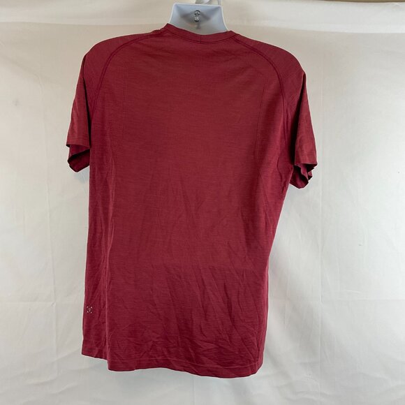 Lululemon Metal Vent Tech Shirt Men's L Muted Red Short Sleeve - Picture 6 of 10